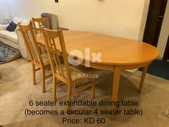 Dining table and side tables for sale! 0