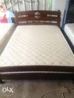 Indian bed with 2 table side and L shape sofa 0