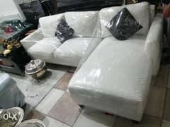 L shape sofa and queen size bed for sale free delivery 0