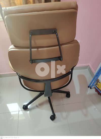 High Back Chair, Color: Beige 7