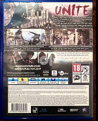 Assassins Creed Unity PS4 game for sale 1