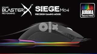 Creative BlasterX Siege M04 Precision Gaming Mouse 0