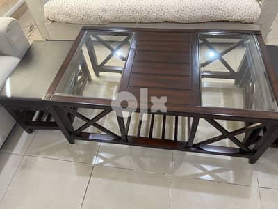 Asher Coffee Table with 2 Stools 8